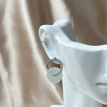 Load image into Gallery viewer, Double Halo Icy Jade Donuts Earrings