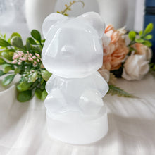 Load image into Gallery viewer, Beary Bear - Selenite Crystal Carving Display
