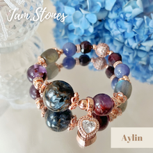 Load image into Gallery viewer, Aylin Crystal Bracelet (Happiness, Confidence, Protection and Strength)