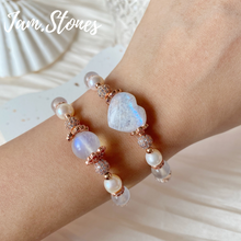Load image into Gallery viewer, Moonstone Crystal Bracelet Series (Female Wellness, Peace and Calmness)