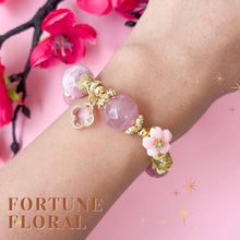 Load image into Gallery viewer, Fortune Floral Crystal Bracelet | Lunar Collectives