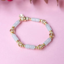 Load image into Gallery viewer, Prosperity Jade Bamboo & Lemon Citrine Bracelet | Lunar Collectives