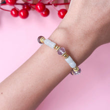 Load image into Gallery viewer, Prosperity Jade Bamboo & Amethyst Bracelet | Lunar Collectives