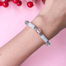 Load image into Gallery viewer, Prosperity Jade Bamboo & Clear Quartz Bracelet | Lunar Collectives