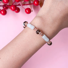 Load image into Gallery viewer, Prosperity Jade Bamboo & Smoky Quartz Bracelet | Lunar Collectives