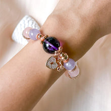 Load image into Gallery viewer, Mauve Crystal Bracelet