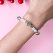 Load image into Gallery viewer, Prosperity Jade Bamboo & Aventurine Bracelet | Lunar Collectives