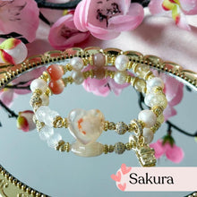 Load image into Gallery viewer, Sakura Crystal Bracelet Collection