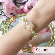 Load image into Gallery viewer, Sakura Crystal Bracelet Collection