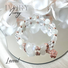 Load image into Gallery viewer, Ivory Crystal Bracelet