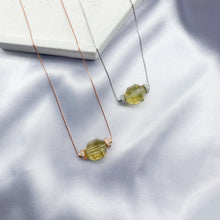 Load image into Gallery viewer, Lemon Citrine Solitaire Crystal Hedra