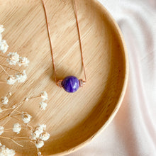 Load image into Gallery viewer, Charoite Solitaire (Love and Mental Wellness)