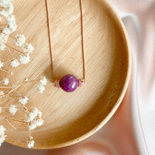 Load image into Gallery viewer, Ruby Solitaire Necklace  (Vitality and Self-Motivation)
