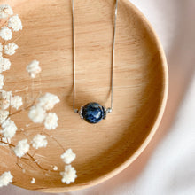 Load image into Gallery viewer, Pietersite Solitaire Necklace (Protection and Strength)