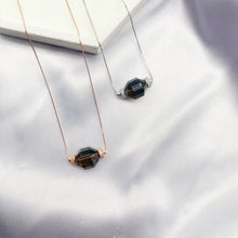 Load image into Gallery viewer, Smoky Quartz Solitaire Crystal Hedra Necklace