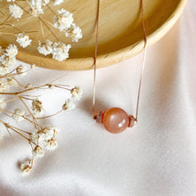 Load image into Gallery viewer, Sunstone Solitaire Necklace