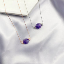 Load image into Gallery viewer, Amethyst Crystal Hedra Necklace