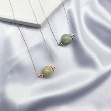 Load image into Gallery viewer, Agalmatolite Solitaire Necklace