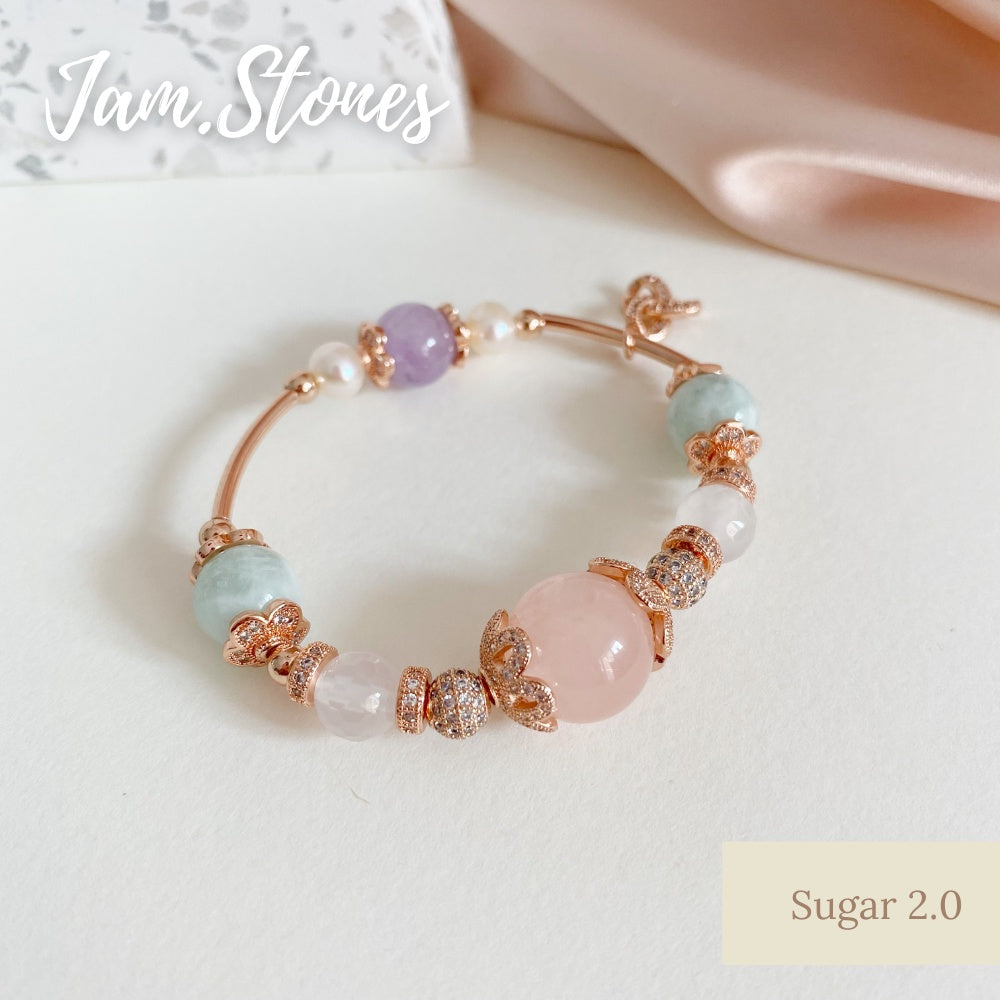 Sugar 2.0 Crystal Bracelet [Love, Wisdom]