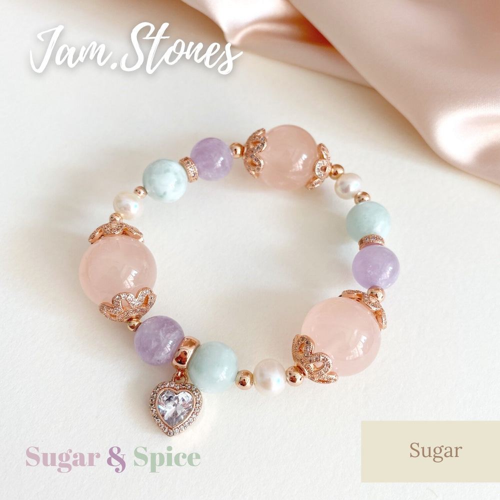 Sugar Crystal Bracelet [Love, Health and Wisdom]
