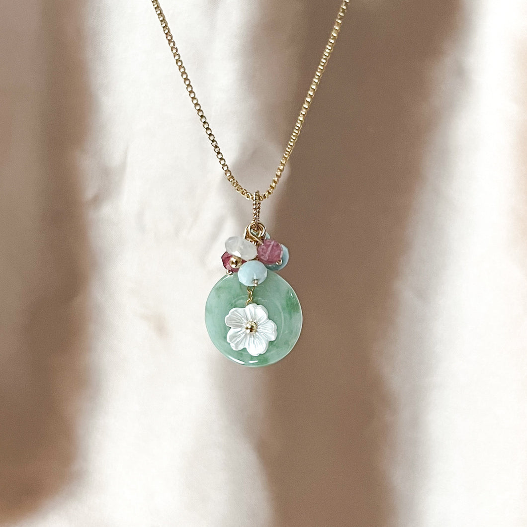 Bespoke Jade Donut Necklace