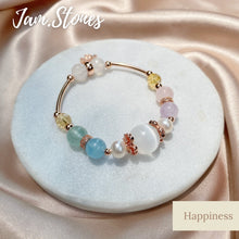 Load image into Gallery viewer, Happiness Crystal Bracelet [Positivity, Wisdom &amp; Health]
