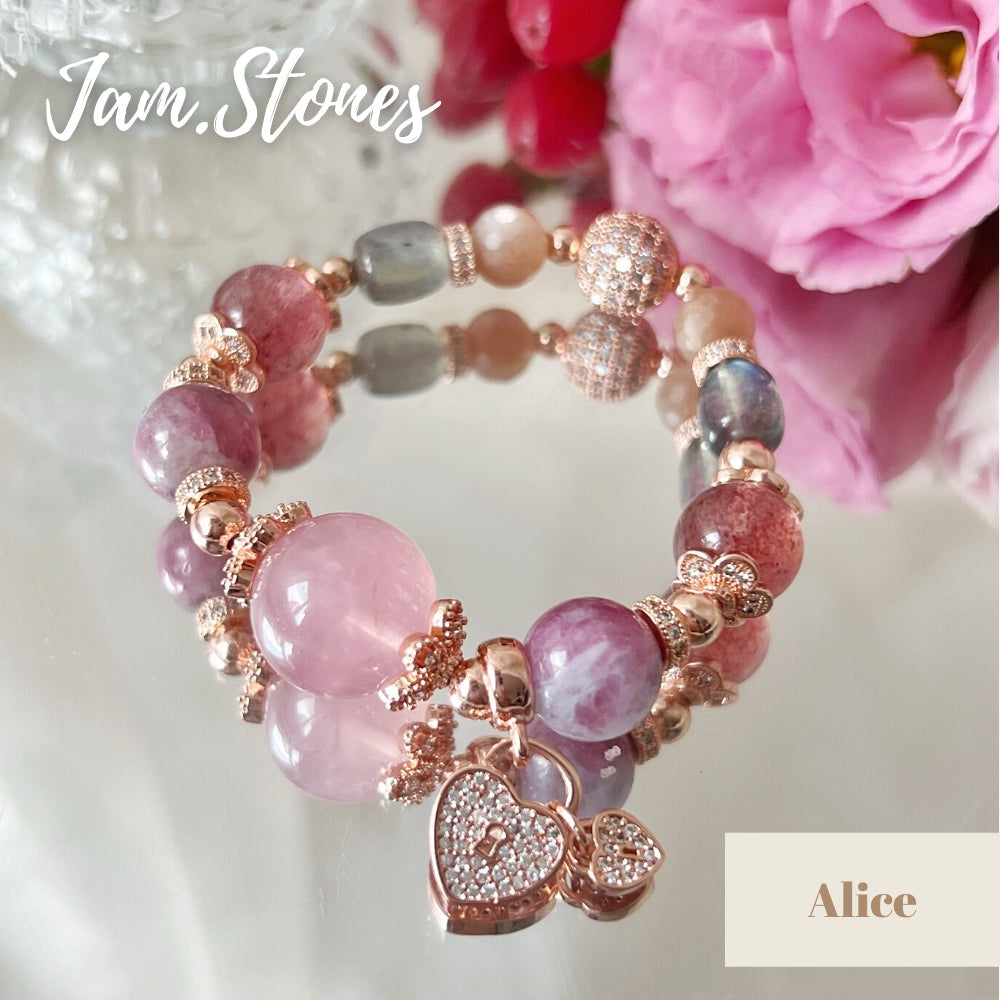 Alice Crystal Bracelet (Love, Networking, Happiness and Calmness)