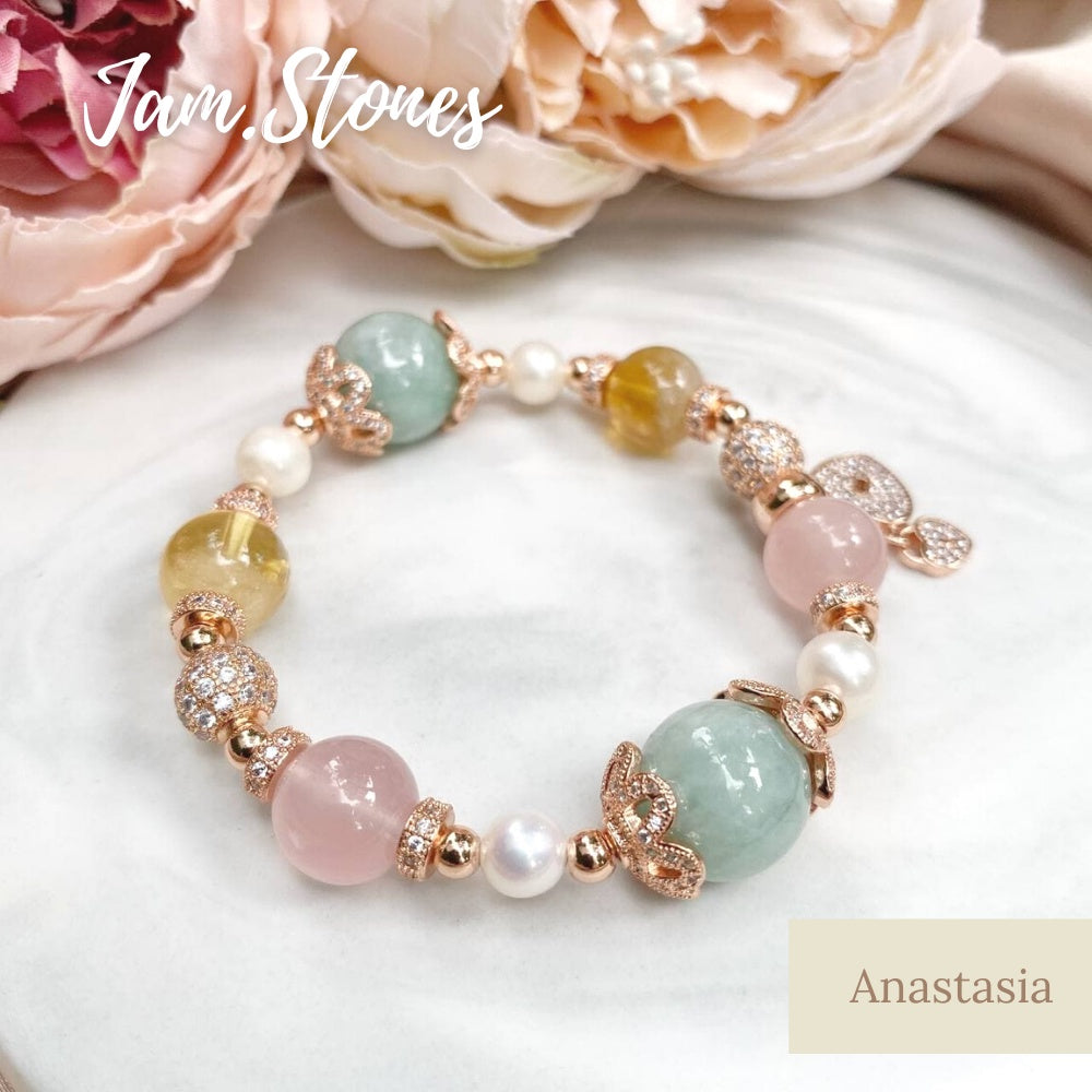 Anastasia Crystal Bracelet [Love, Luck, Positivity, Wisdom]