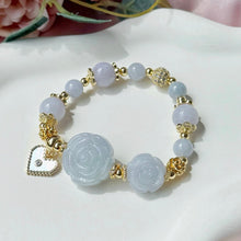 Load image into Gallery viewer, Eternal Love Twin Jade Rose Bracelet | Mother’s Day Special
