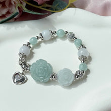 Load image into Gallery viewer, Eternal Love Twin Jade Rose Bracelet | Mother’s Day Special
