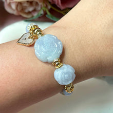 Load image into Gallery viewer, Eternal Love Twin Jade Rose Bracelet | Mother’s Day Special
