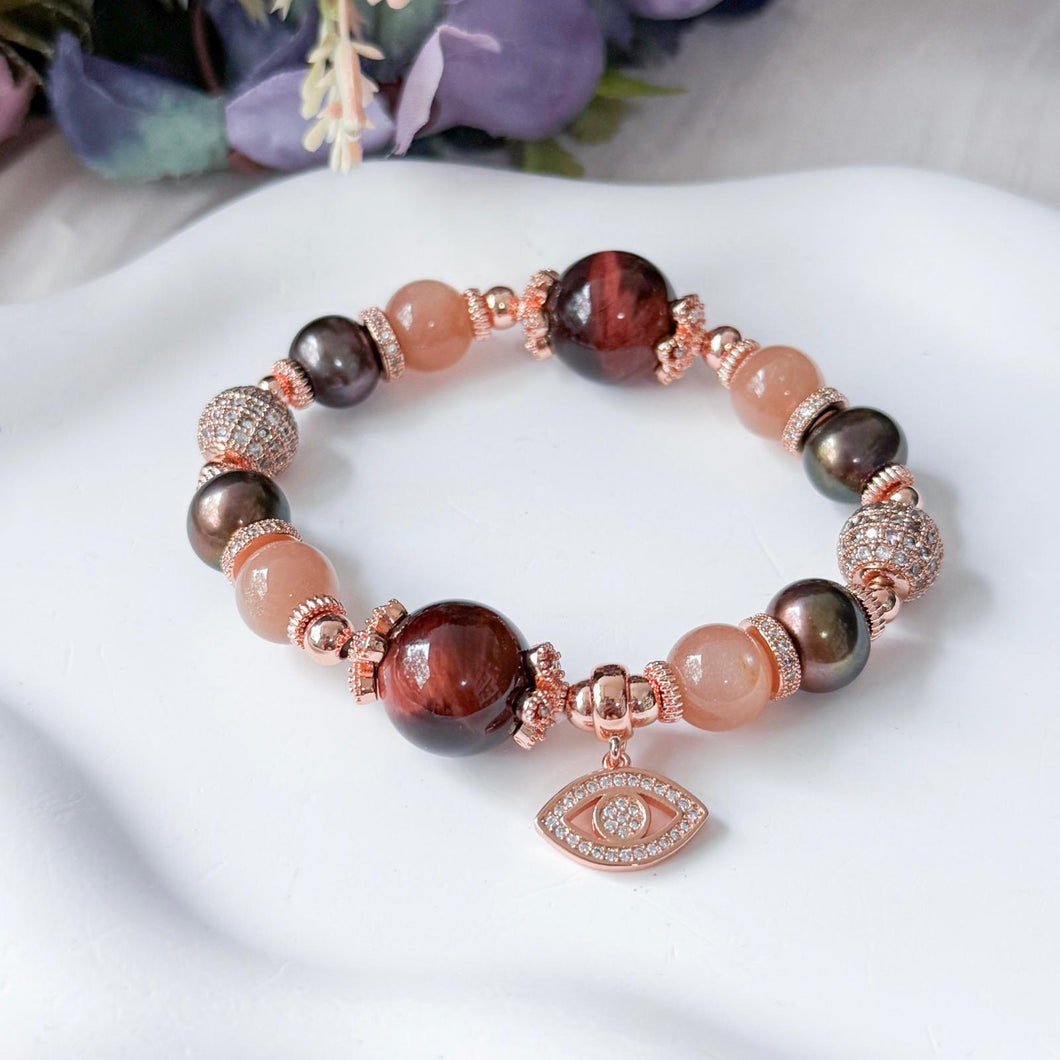 Aria Crystal Bracelet – Strength, Courage, Fertility & Health