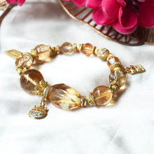 Load image into Gallery viewer, Golden Wealth Crystal Bracelet | Lunar Collectives
