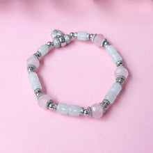Load image into Gallery viewer, Prosperity Jade Bamboo &amp; Rose Quartz Bracelet | Lunar Collectives
