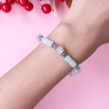Load image into Gallery viewer, Prosperity Jade Bamboo &amp; Rose Quartz Bracelet | Lunar Collectives

