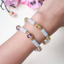 Load image into Gallery viewer, Prosperity Jade Bamboo &amp; Amethyst Bracelet | Lunar Collectives
