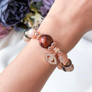 Aria Crystal Bracelet – Strength, Courage, Fertility & Health