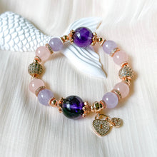 Load image into Gallery viewer, Mauve Crystal Bracelet
