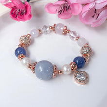 Load image into Gallery viewer, Viorel Jade &amp; Crystal Bracelet | Luck, Wealth, Health, Intuitive | Lunar Collectives
