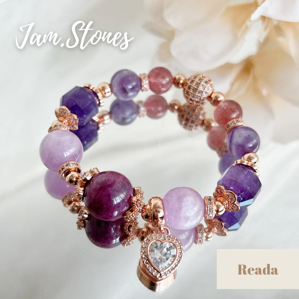 Reada *PREMIUM Ruby Crystal Bracelet*