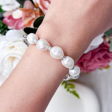 Load image into Gallery viewer, Baroque Pearl Stacker Bracelet
