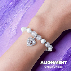 Alignment Crystal Bracelet | Crown Chakra | 7 Chakra Series