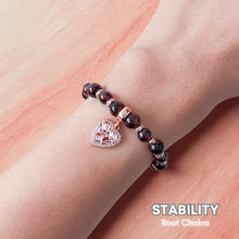 Load image into Gallery viewer, Stability Crystal Bracelet | Root Chakra | 7 Chakra Series
