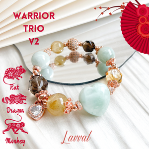 V2 Warrior Trio (2023 ZODIAC BRACELET - Rat, Dragon, Monkey)