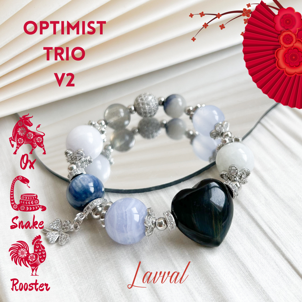 V2 Optimist Trio (2023 ZODIAC BRACELET - Ox, Snake, Rooster)