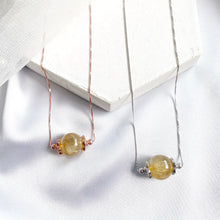 Load image into Gallery viewer, GOLD RUTILATED QUARTZ SOLITAIRE
