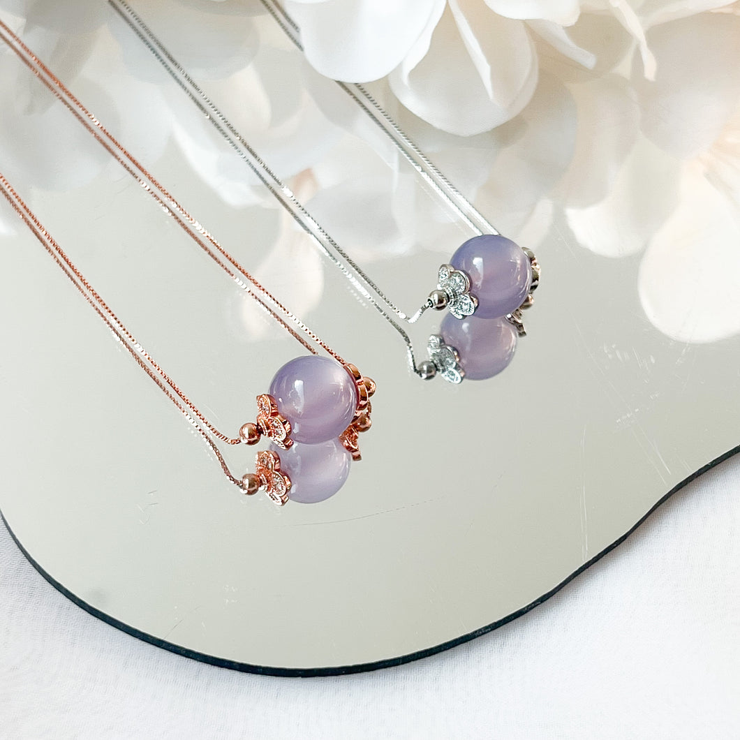 [Premium Exclusive] Lavender Chalcedony Solitaire (Calmness and Boosts one’s efficiency)